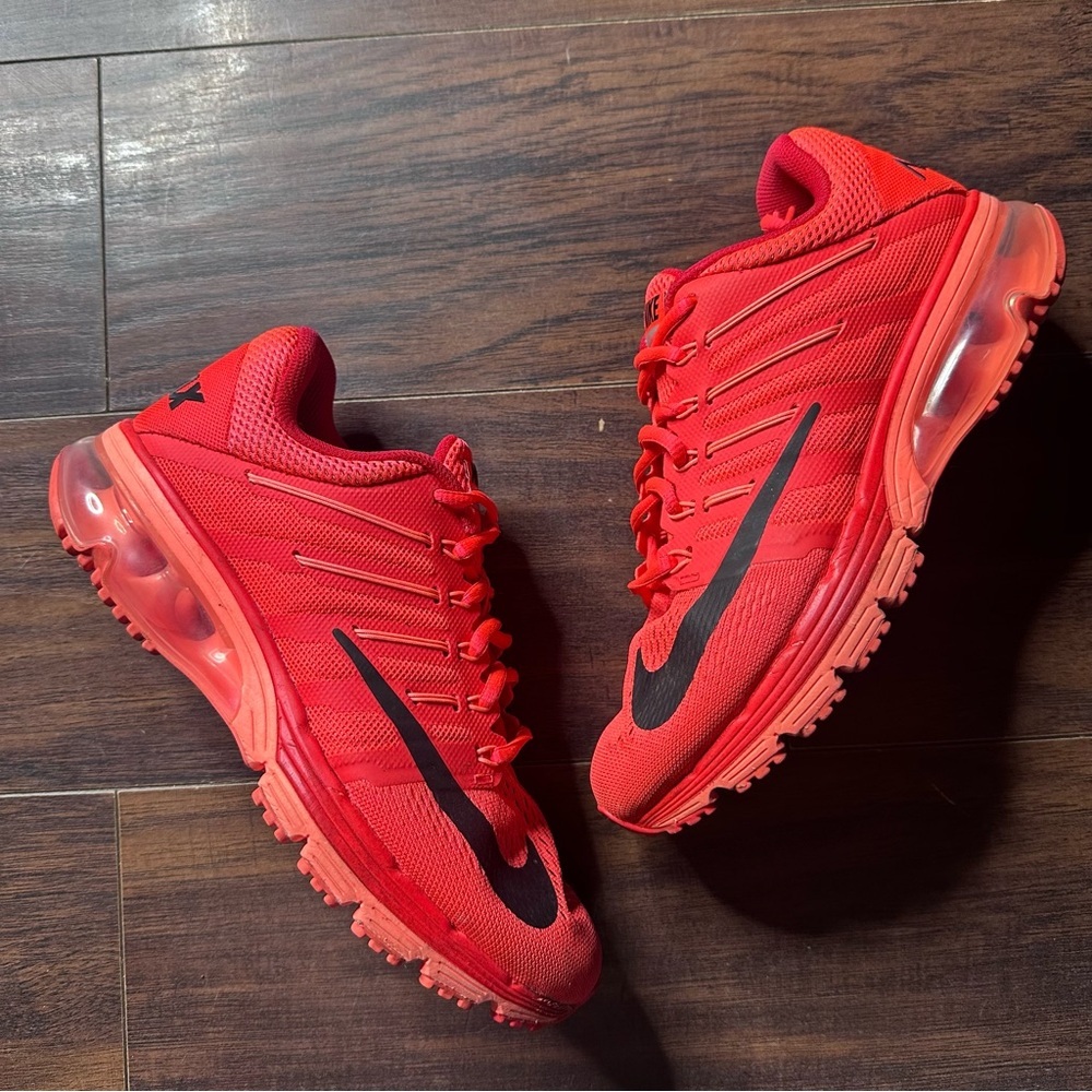 Nike Air Max Red Excellerate 4 Running Sneakers